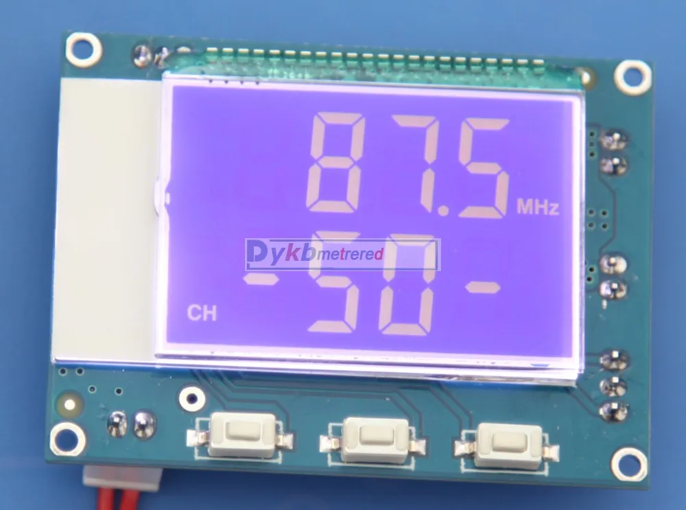 DYKB-وحدة استقبال FM رقمية مع راديو وشاشة LCD وجهاز تحكم عن بعد بالأشعة تحت الحمراء ، مضخم طاقة 5 واط 5 واط ، 76-108 ميجا هرتز