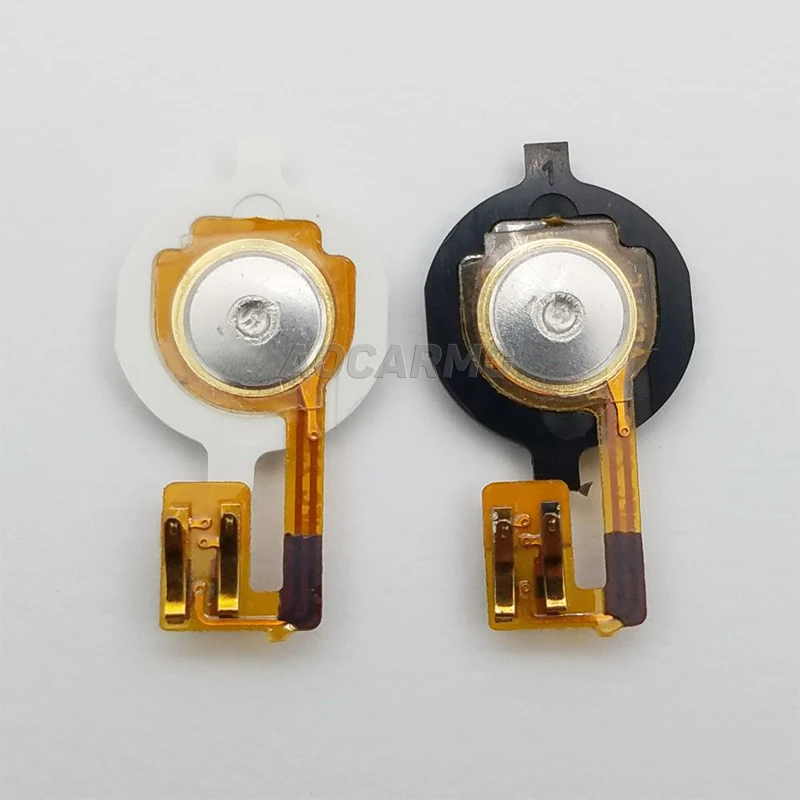 Aocarmo Main Home Button Key With Flex Cable For iPhone 3G 3GS Black/White Replacement