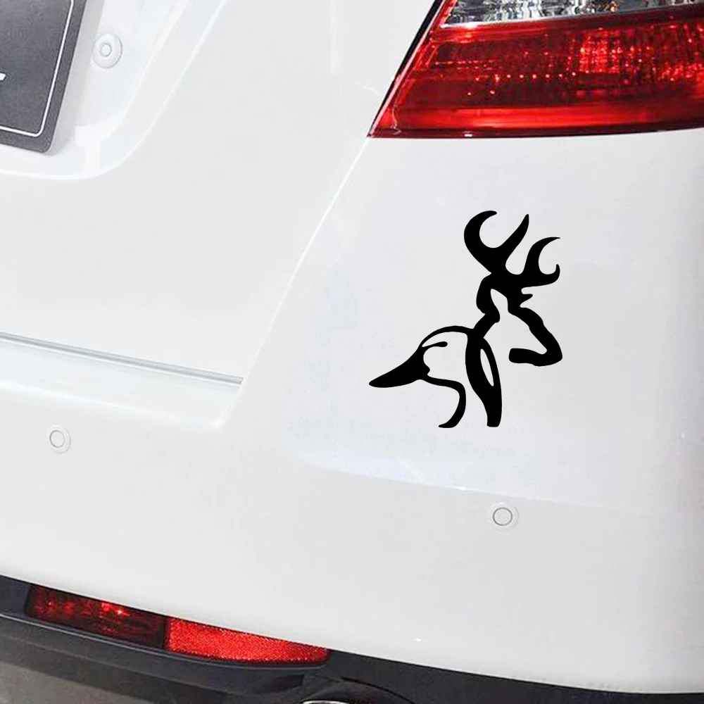 12*13.5CM Browning Deer Duck Car Sticker Cartoon Personalized Car Stickers And Motorcycle SUVs Bumper Car Window Decals