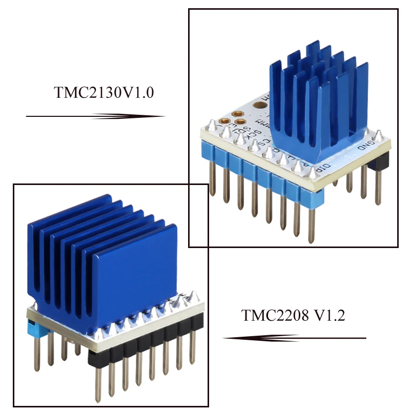 4PCS Silent Motor Driver MKS TMC2226 TMC2225 V2.0 TMC2208 TMC2130 DRV8825 A4988 Stepper Motor Driver StepStick Mute 3d Printer