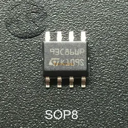 EPROM 93C86 chip de memoria borrable programable, lectura EPROM 93C86 SOP8 93C86 TSSOP8, 5 unidades