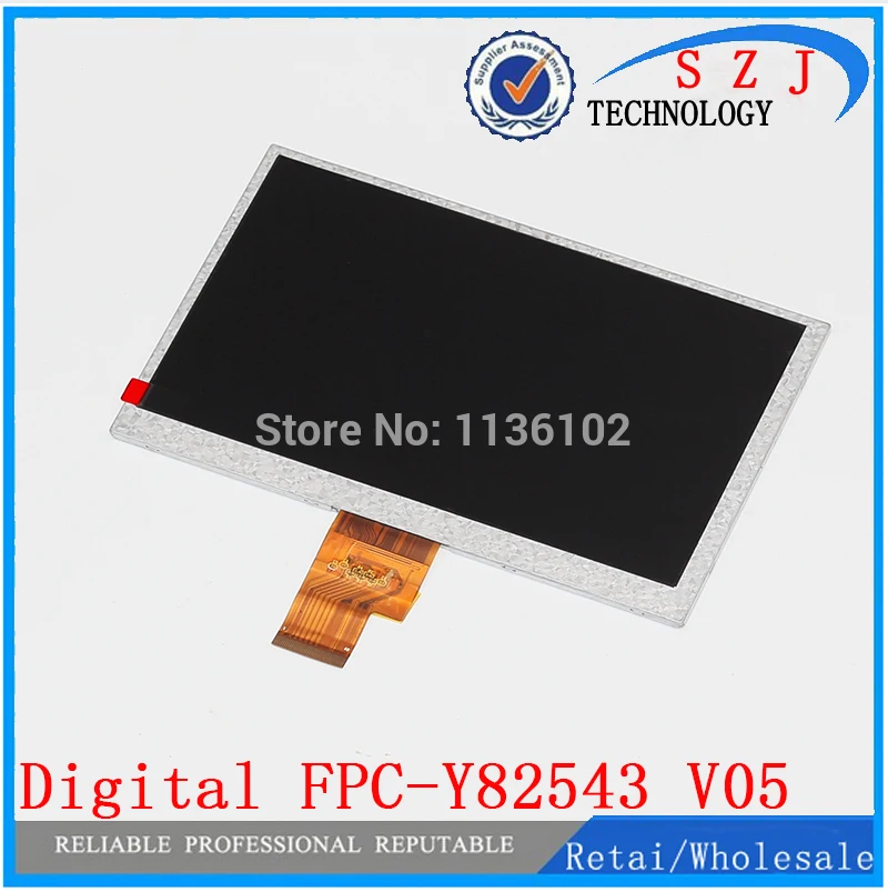 

New 7'' inch tablet pc LCD display for Aoson M723 Tablet Display screen 40pin HD LCD screen FPC-Y82543 V05 Free shipping