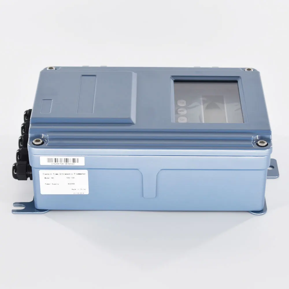 Fixed Ultrasonic Flowmeter TDS-100F DN15mm-DN100mm S2 Sensor water flow meter RS485 MODBUS