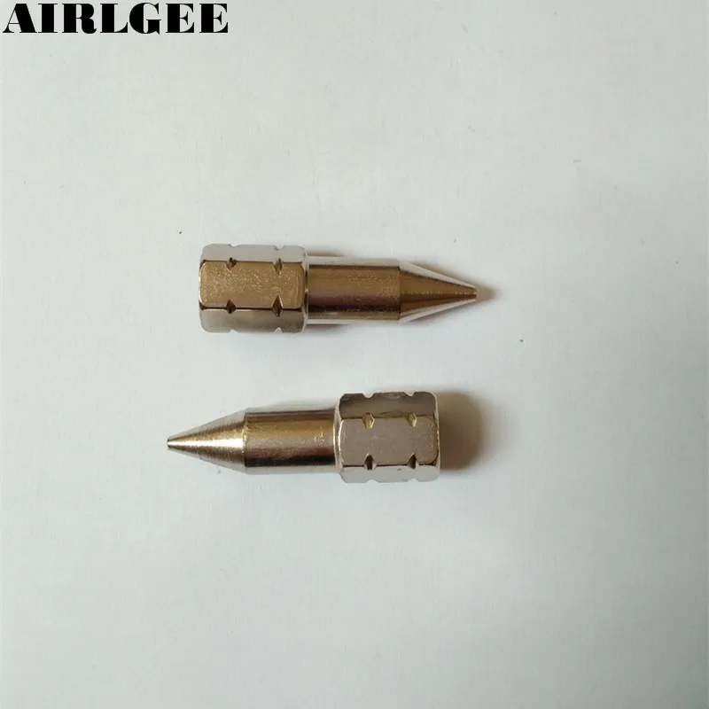 

2pcs 9mm 0.35" Female Thread Conical Straight Grease Gun Nipple Fitting