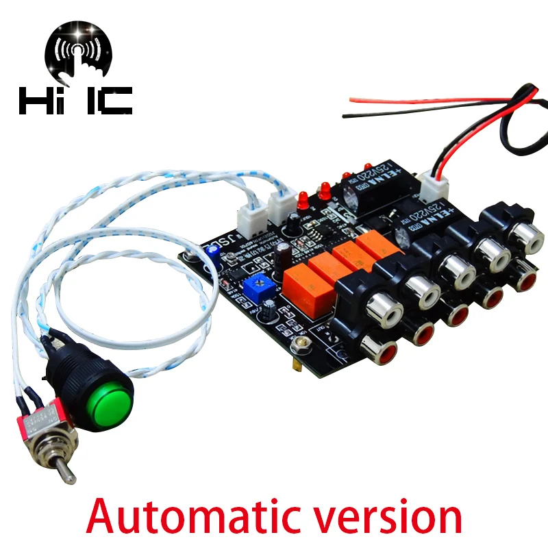 4 Input 1 Output Lossless Audio Source Signal Switcher Switch Selector Board Box Sound HiFi Audio Signal Splitter