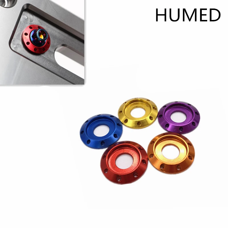 

6PC/lot CNC color screw cap hollow screw flange fastening thickening heightening gasket decoration reinforcement non-slip