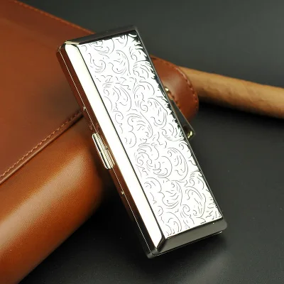 cigarette rolling tray with lid HONEYPUFF Tinplate Metal Rolling Tray with Soft Magnetic Lid, Smooth R