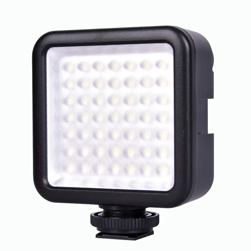 Mini W49 49pcs 5600K LED Video Light Camera Lamp Light Photo Lighting For Cannon EOS 1300D 550D 650D 750D Camera smartphone