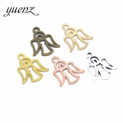 YuenZ 20pcs Antique Silver color Angel Charm Metal Charms Necklace Jewelry Diy Jewelry Findings Handmade Craft 20*16mm I206