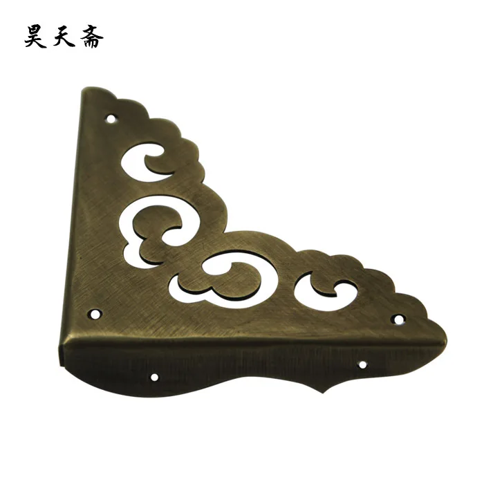 [Haotian vegetarian] antique Ming and Qing furniture package box wrap angle Corner piece gusset three corner flower Corner