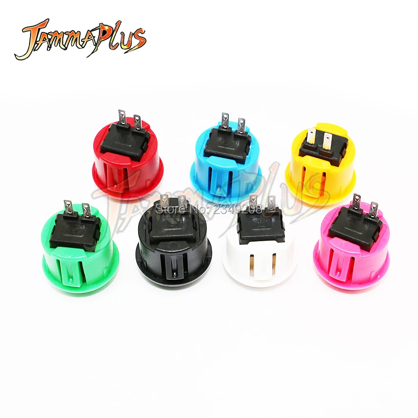 High Quality 30mm SANWA Type Push Button With Built-in microswitch MAME Jamma Arcade Push Button For Game Machine Accessories