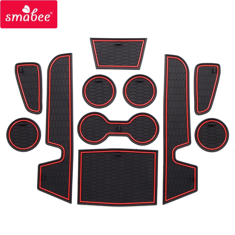 

Smabee Door Slot Pad Mat for 2019 2020 2021 Toyota Corolla 3D Rubber Mat Interior Cup Groove Mat Interior Anti Slip Car Styling