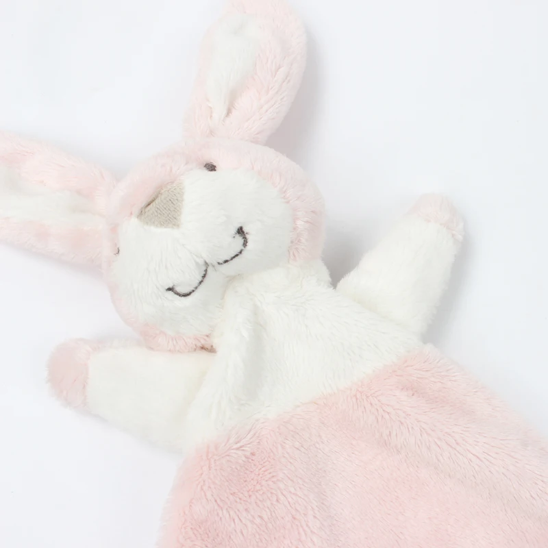 Baby Comforter Blanket Soothing Towel Newborn Security Blankets Soft Plush Bunny Rabbit Doll Baby Toys Handkerchief 0-12 Months