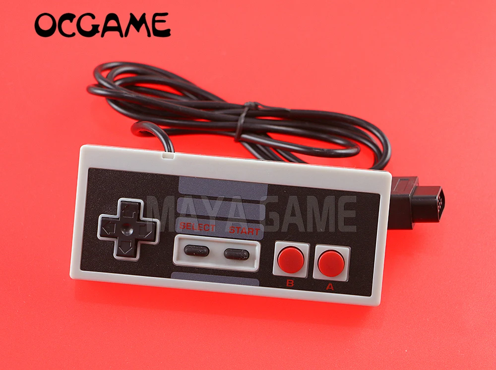 20 قطعة وحدة تحكم كلاسيكية ساخنة ألعاب الألعاب JoyStick Joypad لوحدة التحكم بنظام NES النمط الكلاسيكي 6ft الطرف الثالث