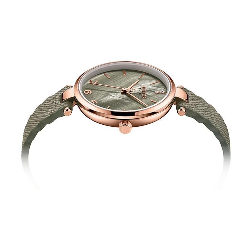 Mother-of-pearl Lady Women\'s Watch Japan Quartz Fine Fashion Hours Woman Simple Genuine Leather Girl\'s Birthday Gift Julius Box