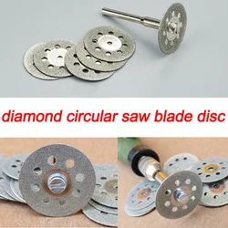 10pcs 22mm diamond cutting disc diamond grinding wheel dremel tools accessories rotary tool abrasive ferramenta grinding stone