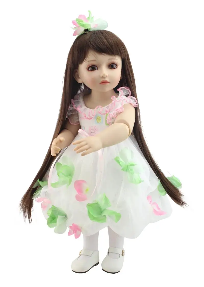 bjd doll silicone reborn baby dolls 45cm mini princess doll SD ball jointed doll bebe toys for children girls brinquedo juguetes