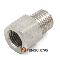 Stainless Flare Fitting - Female Flare (1/4 FFL) x 1/4\