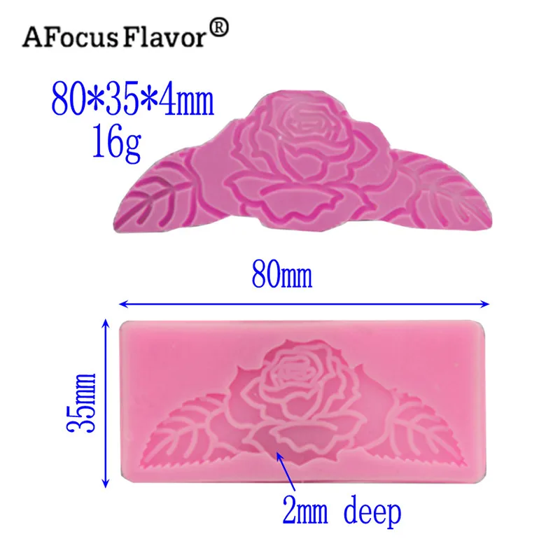 1 Pc DIY Sugarcraft Instant Lace Silicone Mold Wavy 3d Pattern Fudge Cake Decorative Baking Stencil Pattern Shaped Silicone Mold