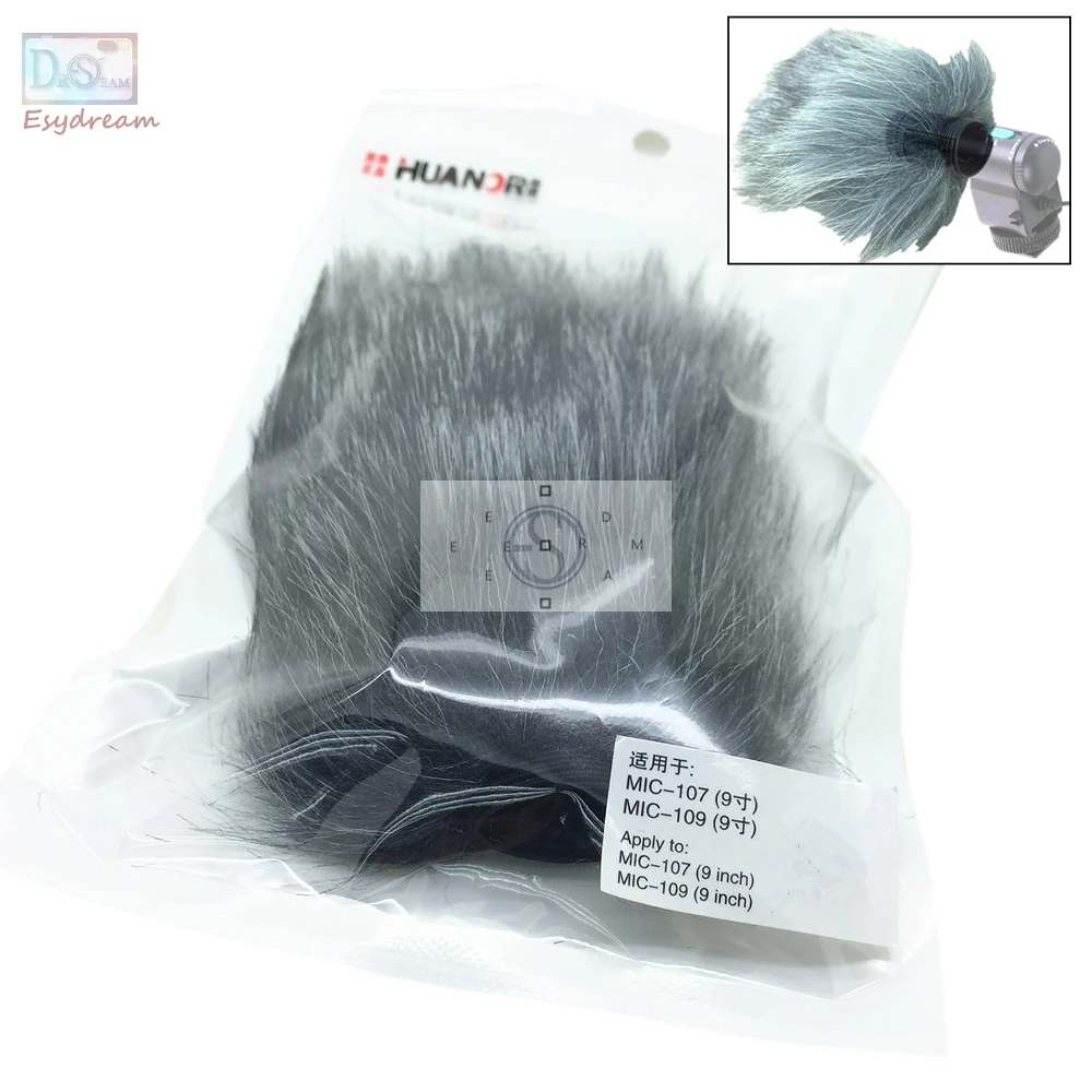 Mic Outdoor Furry Cover Voorruit Voorruit Mof Voor Shenggu SG-107 SG-109 Microfoon Deadcat Wind Shield