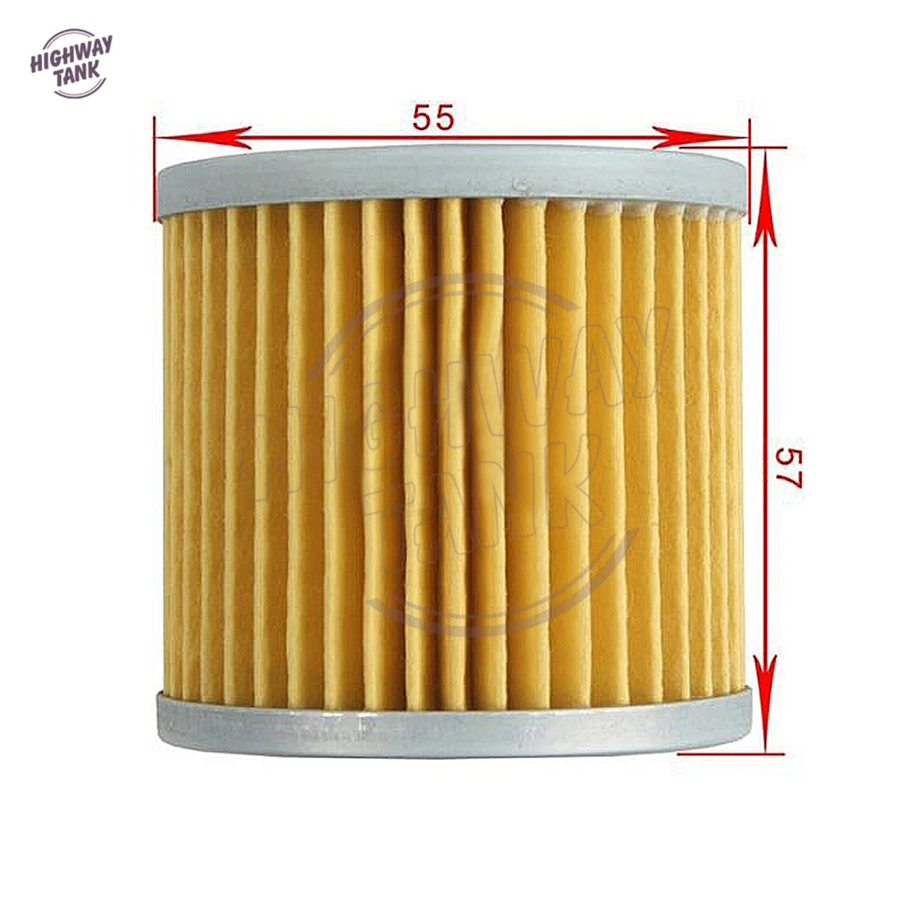 4 Pcs Motorcycle Oil Filter case for Kawasaki KZ250 KL650 KLF250 KLF300 KLR650 KLX650R KZ200