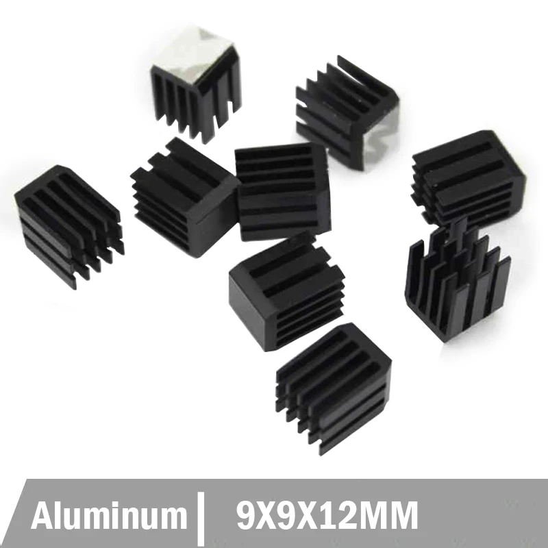 

500PCS Gdstime Aluminum Heatsink Cooling 9x9x12mm Chipset Heat Sink RAM Radiator Heatsink Cooler