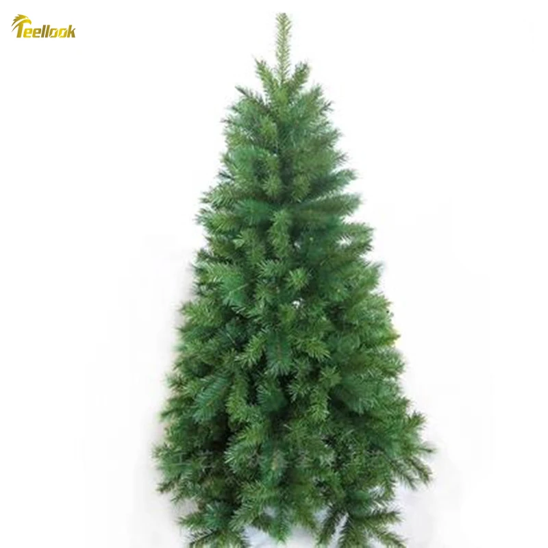 Teellook 1.2m/5.0m Pine Needle PVC Mixed Christmas Tree for Christmas and New Year Mall Decoration