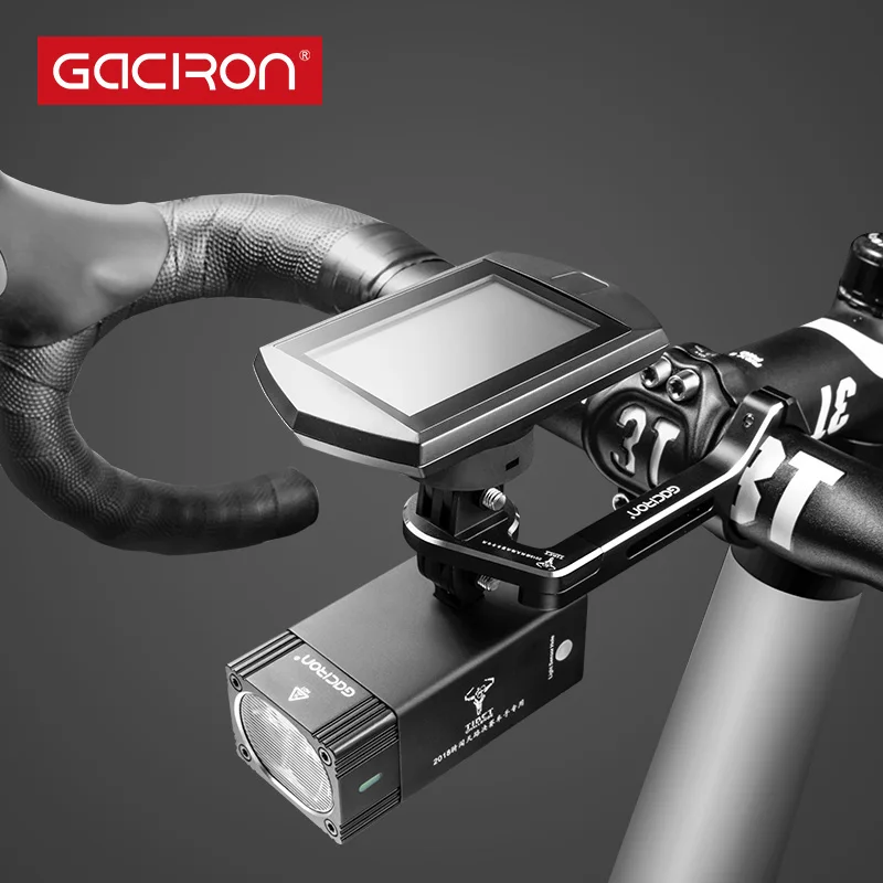 Gaciron H10 Bicycle Computer Holder MTB & Road GPS Aluminum Mount Multifunction Bike Camera Bracket Adjustable Cycling Holders