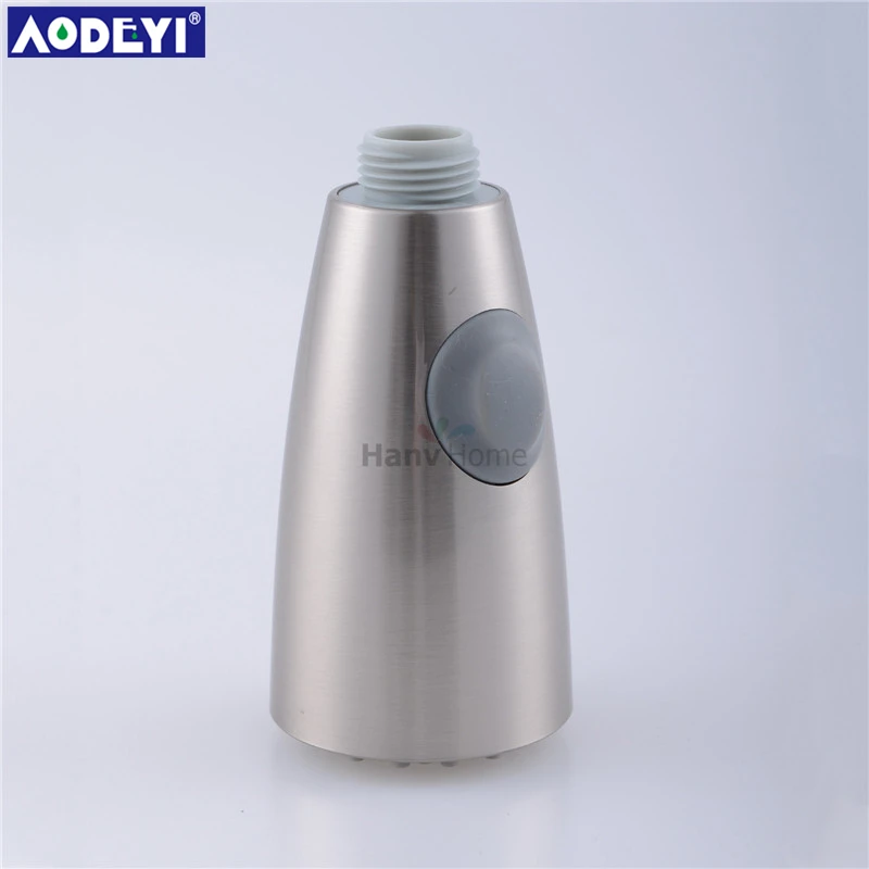 ABS Brushed Nickel  Kitchen Faucet  Sink Sprayer  Pull Out Nozzle  Pull Out Spray Kitchen Faucet Replacement Shower Spray Head