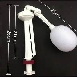 old type plastic toilet tank balls with inlet valve 1/2