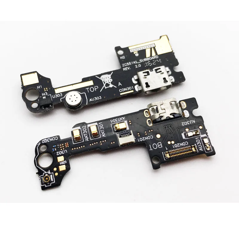 New For Asus Zenfone 3 Laser ZC551KL USB Charging Dock Port Contector Flex Ribbon Cable With Mic Microphone Board