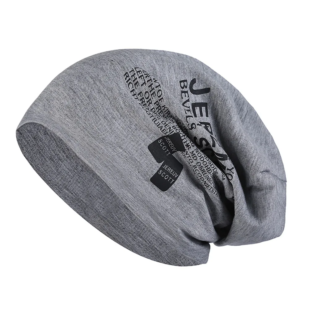 Geebro New Slouch Spring and Autumn Unisex beanie knitted hat women hats skullies hip hop head caps girl cap balaclava Hats