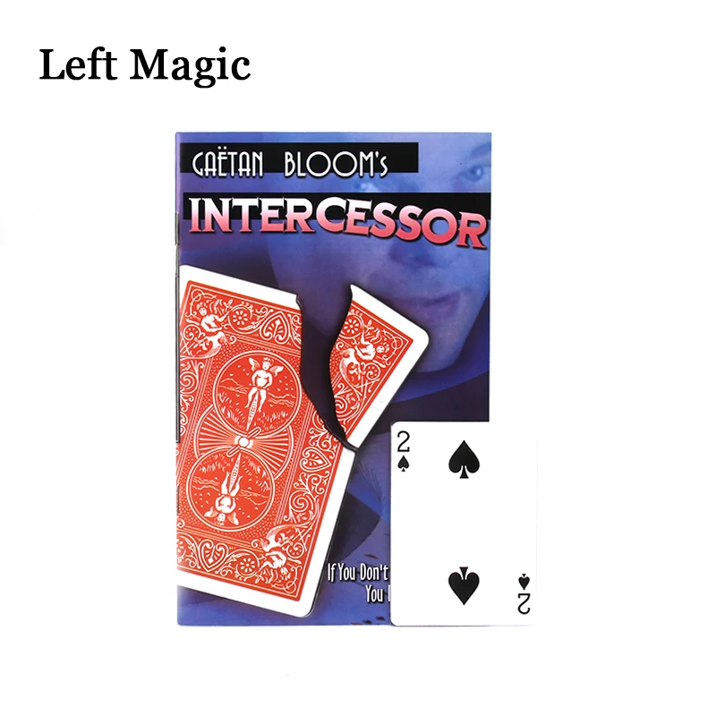 Intercessor Magic Tricks Card Corner Switch Magic Magicians Close Up Magic Gaetan Bloom\'S FISM Props Appearing Mentalism