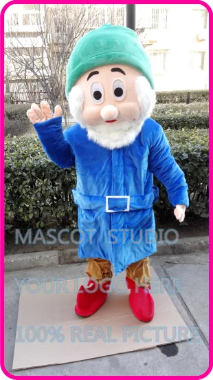 mascot  blue dwarf mascot costume custom fancy costume anime cosplay kits mascotte cartoon theme