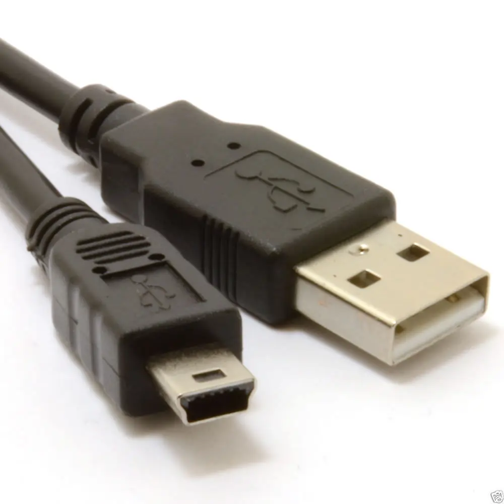 3m mini5pin كابل طويل ل PSP PS3 تحكم شاحن كابل الرصاص بلاي ستيشن 3 A إلى MINI B USB 2.0