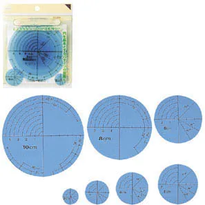 

Good quality DIY handmade quilts tools ,(57-894) fabric design of circular ruler,circular drawing template set,7PCS/lot