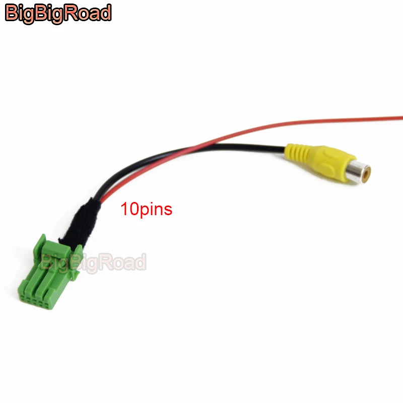 BigBigRoad For Suzuki Vitara Escudo Jimny 2015 2016 -2018 Car Adapter Connector Cable Rear View Camera Original Video Input RCA