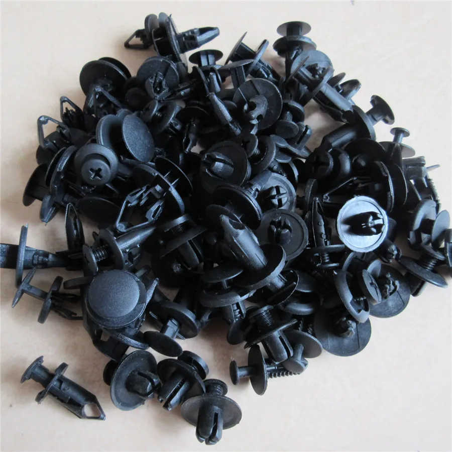 Body Interior Assortment Pushpin Car Fastener Bumper Clips Rivet Trim Panel Mixed 100pcs/lot