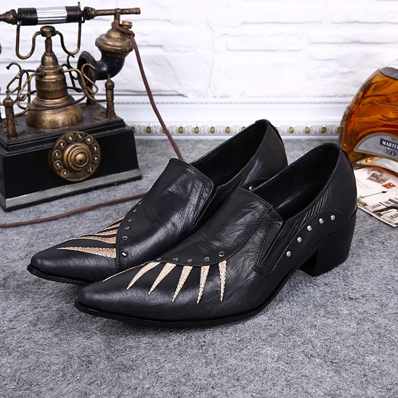 

italian mens shoes brands high heels pointy shoes mens formal shoes genuine leather loafers zapatos hombre vestir office shoes