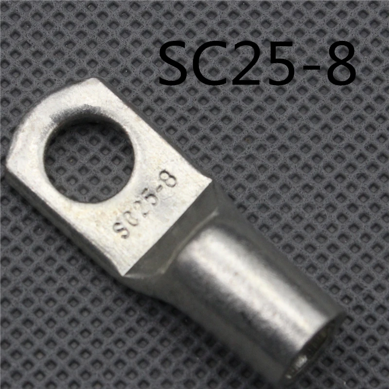 1piece SC(JGK)25-8 tinned copper cable lugs crimp type Electric power fittings equipment contact B type