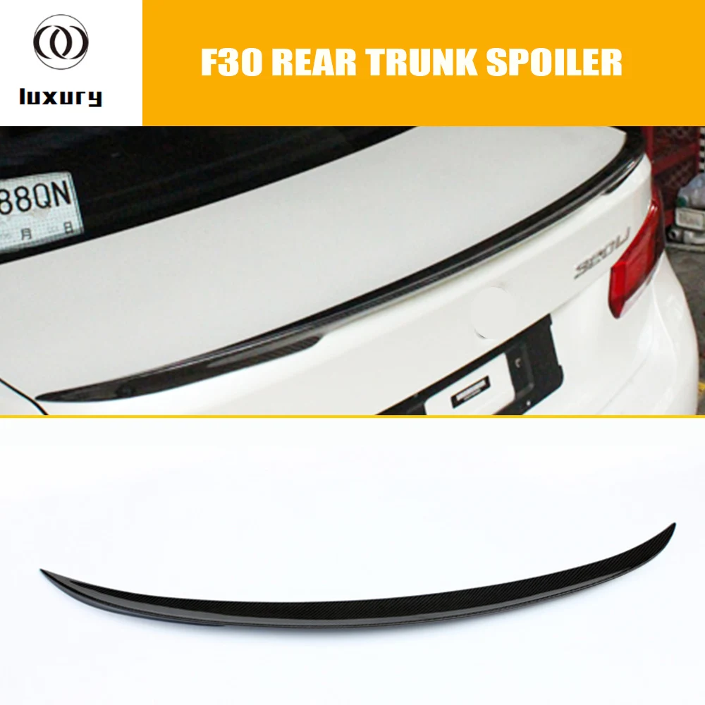 

P Style Carbon Fiber Rear Spoiler for BMW F80 M3 & F30 3 Series Sedan 320i 328i 335i 328d 2012 - 2020