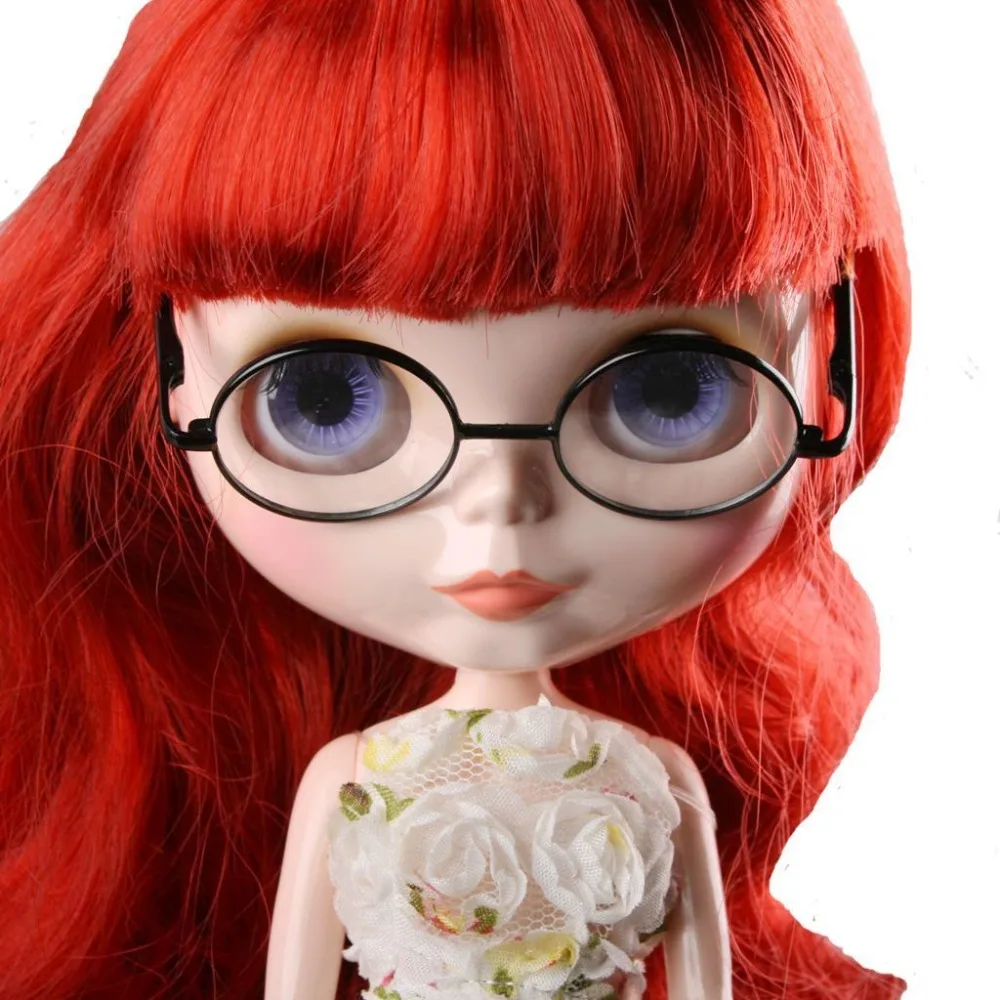 

[wamami] New Black Round Doll Glasses For Neo Doll Free Shipping