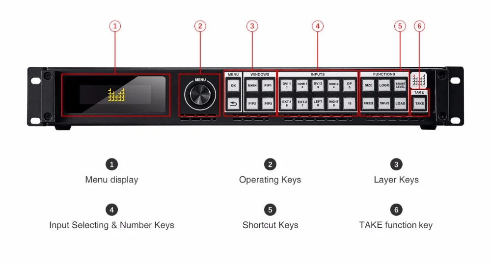 MAGNIMAGE LED-750HS SDI LED video processor switcher led 750hs for led display