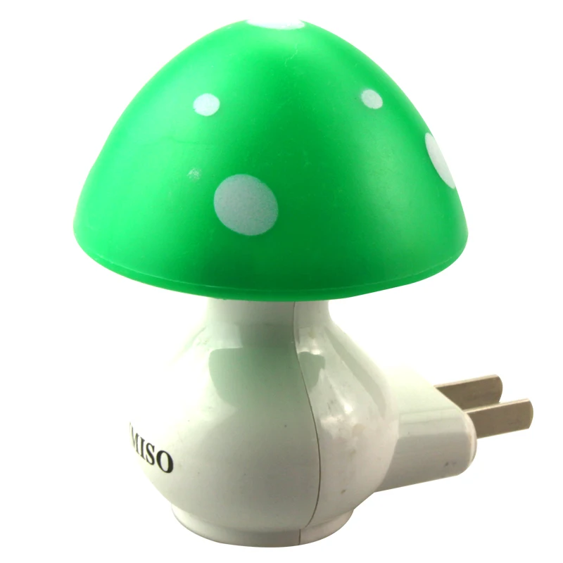 led Night  Light mushroom lamp Bed Room  Night Sleeping Lamp EU/US plug energy saving 1.5w