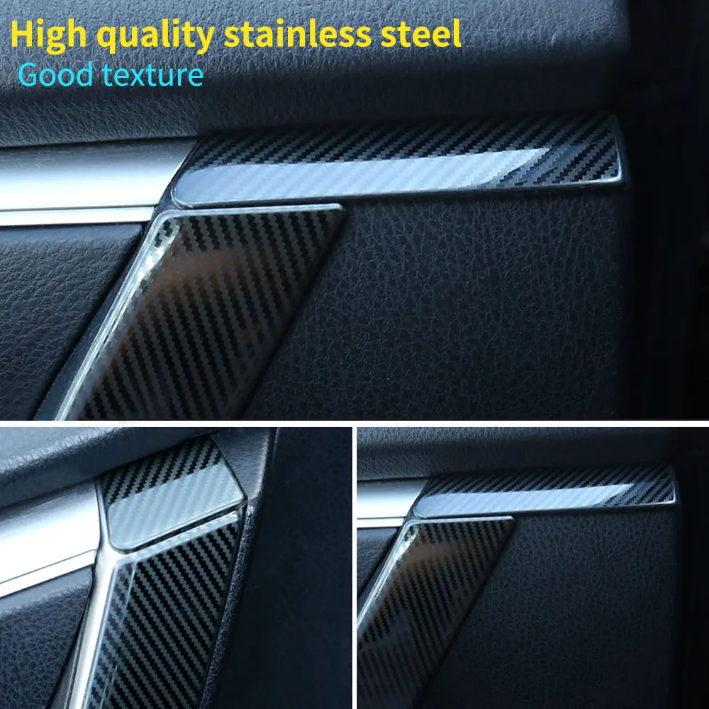 8Pcs Car Accessories Interior Armrest Trim Stainless Steel Door Handle Trim For Toyota Corolla 2014 2015 2016 2017 2018