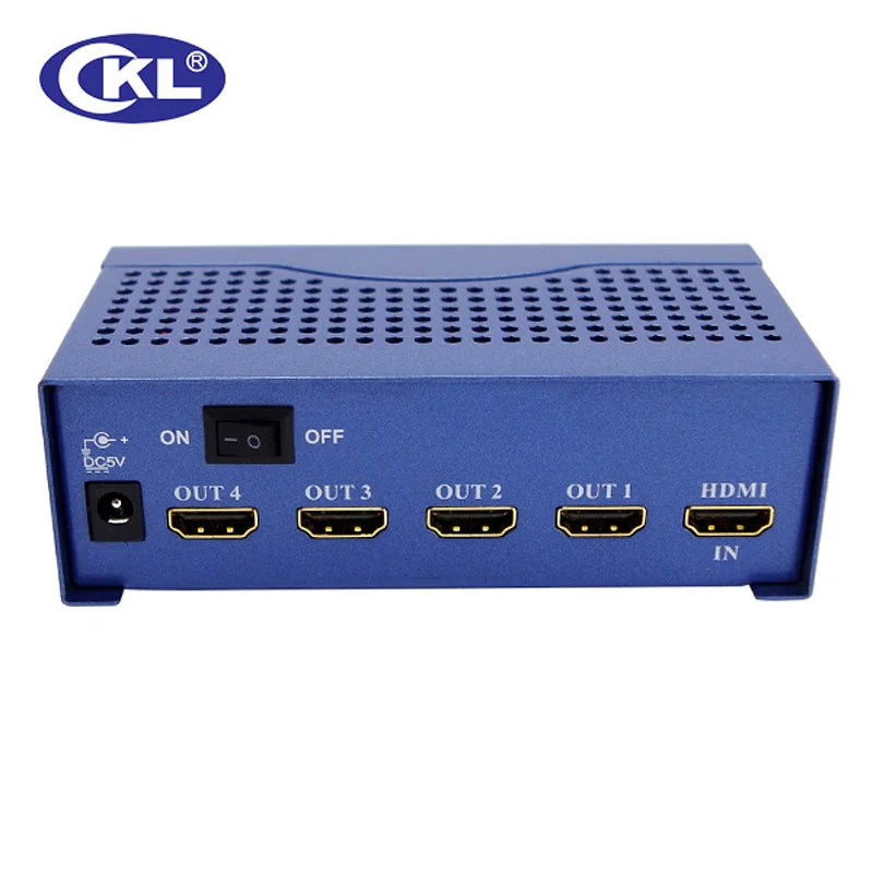 Ckl HD-9442 4 ميناء 3d hdmi 1.4 فولت الموزع الخائن 1 في 4 من 1x4 hdmi hdtv 2 كيلو x 4 كيلو 4 كيلو * 2 kvedio