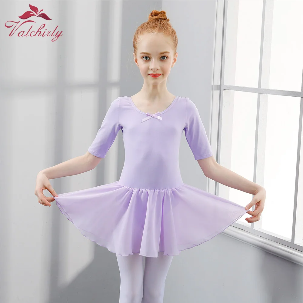 Robe Tutu de Ballet noire pour filles, vêtement de danse, de gymnastique, Leotard confortable, matière brillante