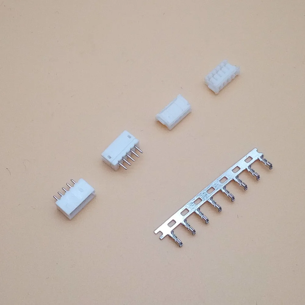 100 Sets JST ZH 1.5mm 2/3/4/5/6/7/8/9/10Pin Straight Pin Male, Female Connector Socket with Crimps