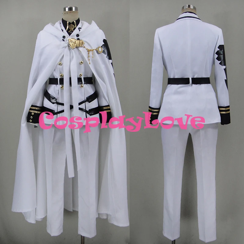 

Newest Custom Made Japanese Anime Seraph of the end : Vampire Reign Mikaela Hyakuya Cosplay Costume Christmas Halloween