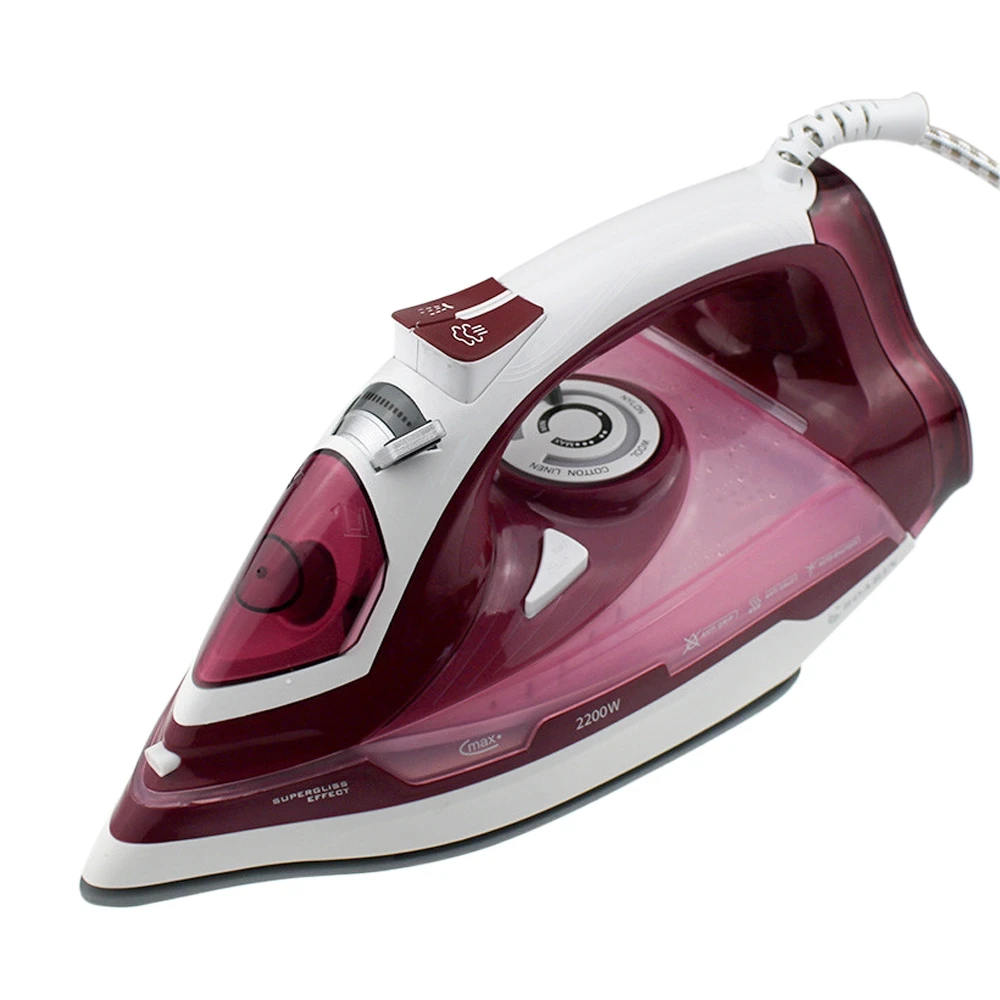 2200W Ceramic Electric Iron handheld hotel household steam ironing machine five gear temperature